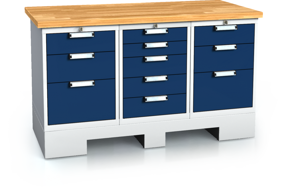 Standardausführung alpede UNI - Platten - Container - Robustes Palettengestell 880 x 1500 x 700